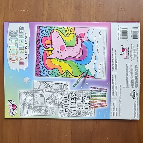 Crayola Art Skills 3pc Children's Coloring Book Marker Crayon Easy Painting Set - Picture 5 of 15